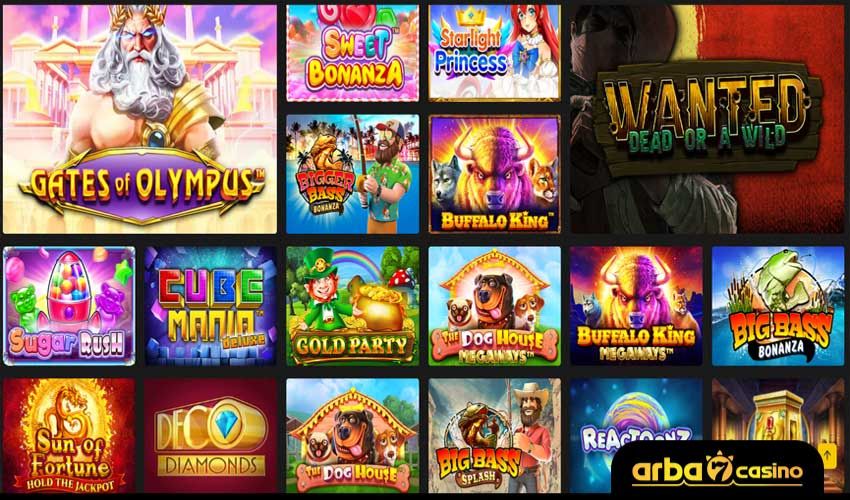 Available games at online casinos for Arabs 