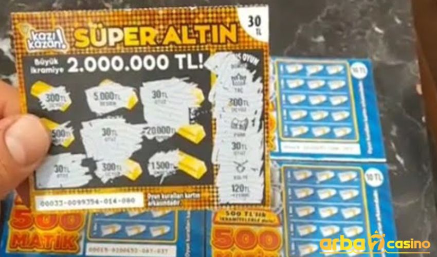 Benefits of scratch cards games