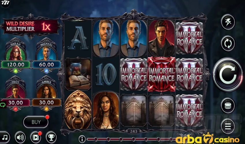 Best Scratch Cards game for Arabs is Immortal Romance